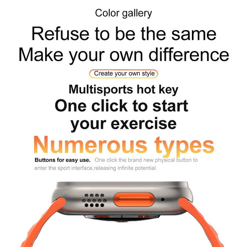 ساعة X8 ألترا ماكس الذكية | جهاز تتبع اللياقة البدنية، اتصال بلوتوث، ومراقبة الصحة